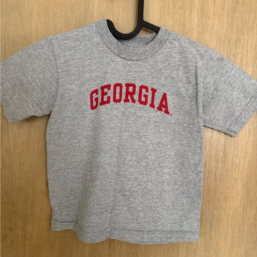 Delta Kids Gray Tee with Red Georgia Design